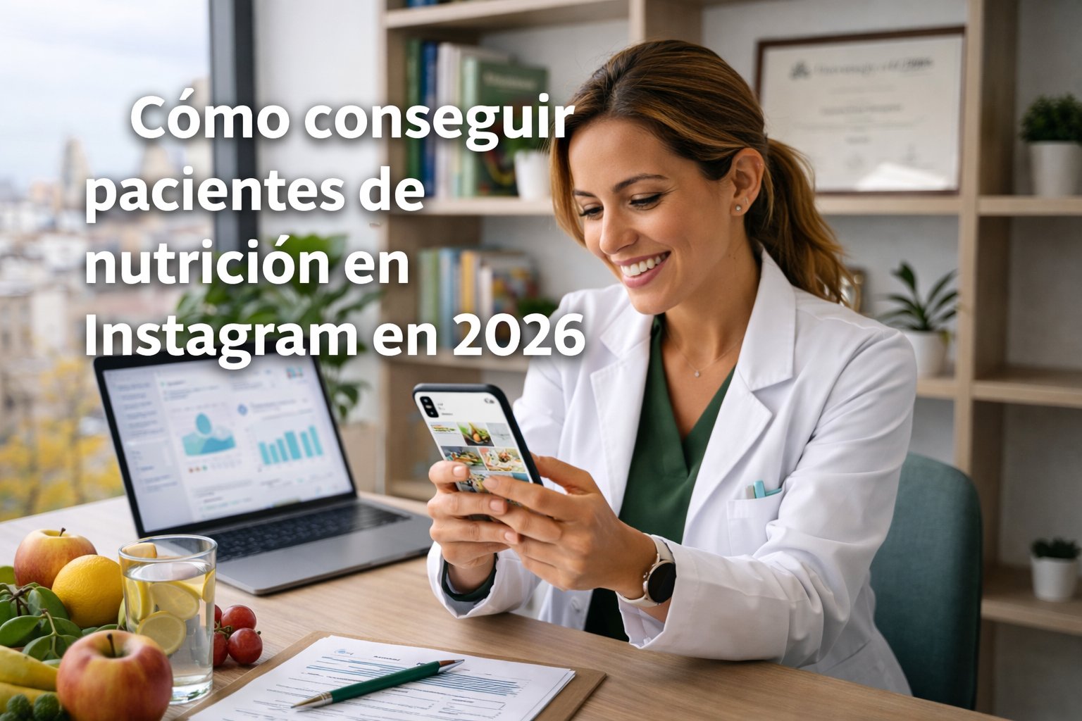 Descubre cómo conseguir pacientes de nutrición en Instagram con una estrategia efectiva: contenido, captación y conversión para llenar tu agenda en 2026.